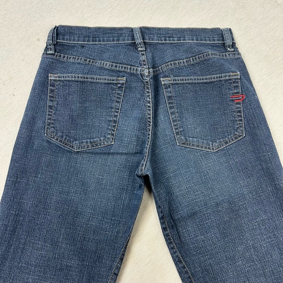 Diesel Industry Mid Rise Medium Denim Wash Straight Leg Jeans Size 28 U - Picture 3 of 10